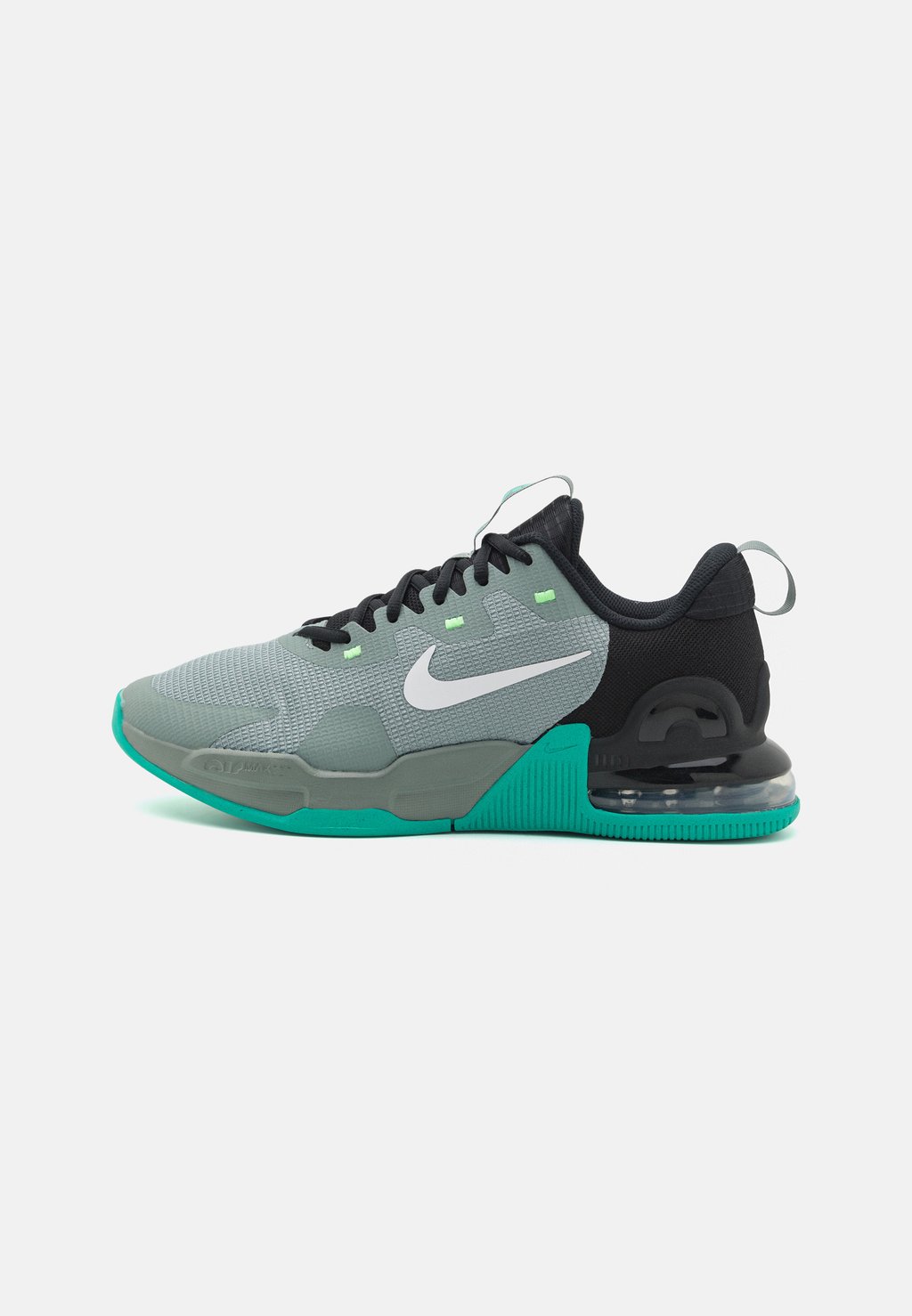 Кроссовки AIR MAX ALPHA TRAINER 5 Nike, цвет mica green/white/black/clear jade/pure platinum/lime blast 925 set jade ring opening big egg noodle hetian jade female ring with certificate of pure natural green jade bracelet