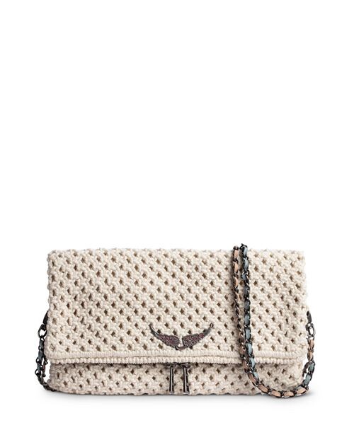 

Сумка через плечо Rock Macrame Zadig & Voltaire, цвет Ivory/Cream