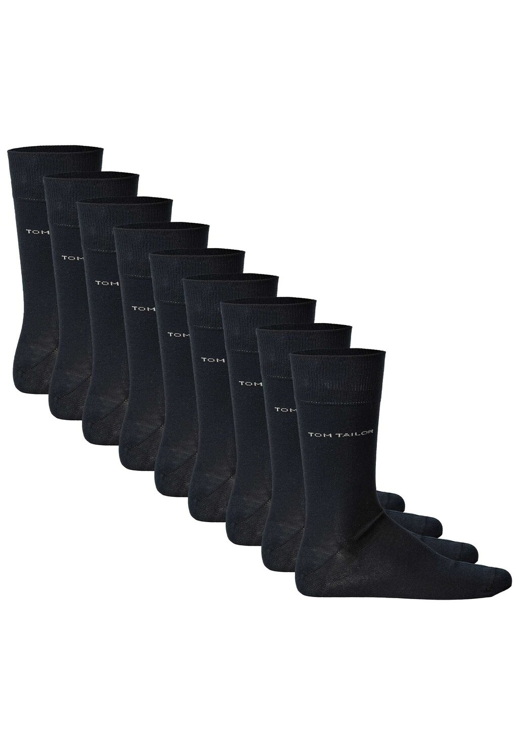 

Носки 9ER PACK BASIC EINFARBIG TOM TAILOR, синий