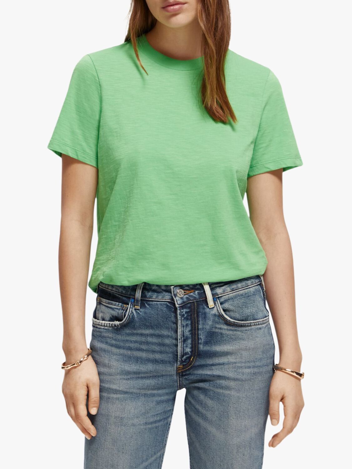 

Футболка стандартного кроя Scotch & Soda, цвет Яркий попугай