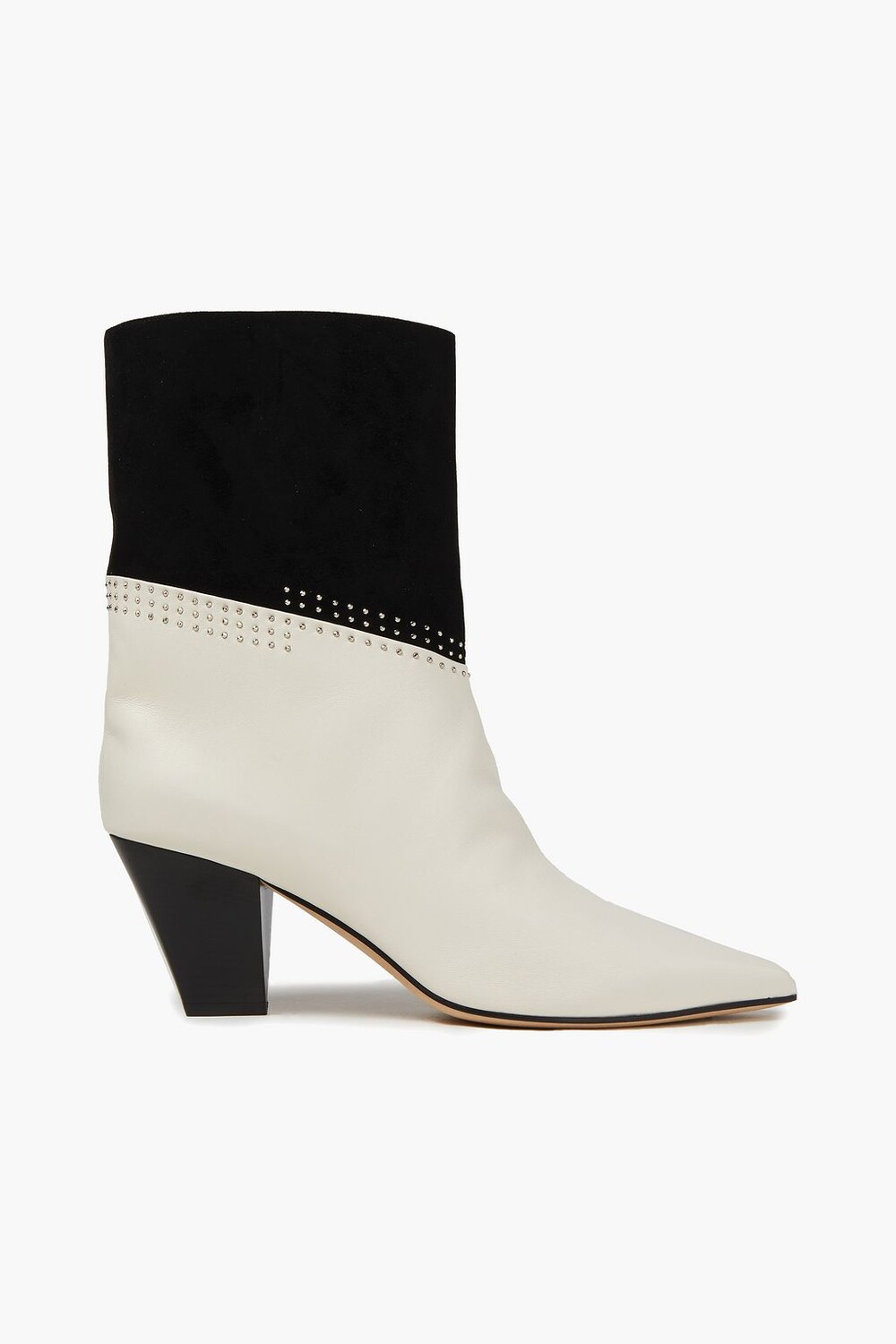 

Ботильоны Bear 65 из замши и кожи с шипами JIMMY CHOO, черный