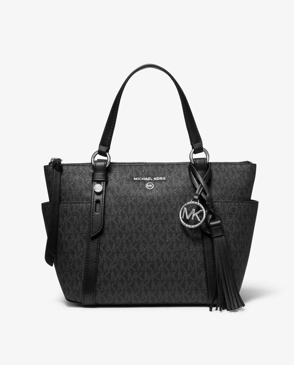 

Черная сумка через плечо Sullivan с логотипами Michael Michael Kors, черный