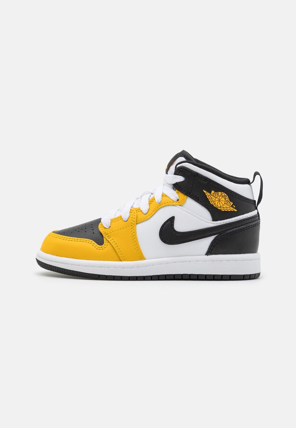 

Баскетбольные кроссовки Jordan 1 Mid Unisex Jordan, цвет yellow ochre/black/white