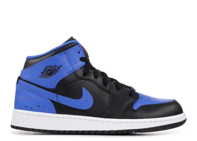 

Кроссовки AIR JORDAN 1 MID GS 'PAINT SPLATTER', черный