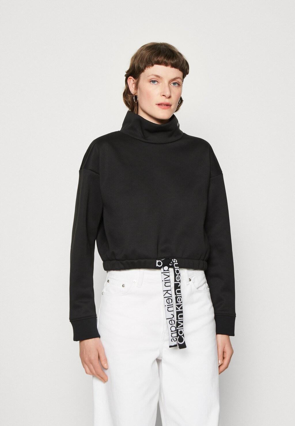 

Толстовка с капюшоном Calvin Klein Jeans, черный