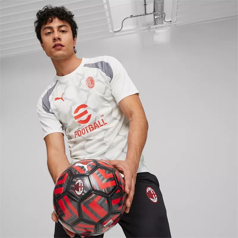 

Белая предматчевая майка Puma AC Milan 2023