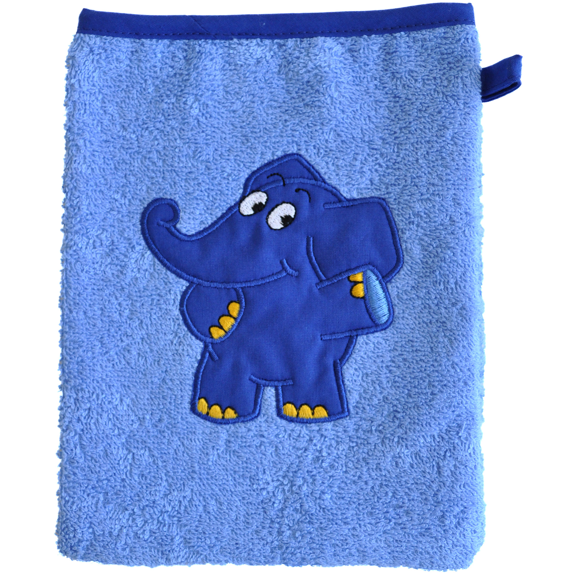 Полотенце для ванной Smithy Smithy Waschhandschuhe Die Sendung mit dem blauen Elefanten blau, синий