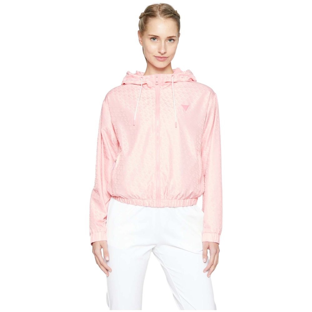 

Куртка Guess Alethea Windbreaker, розовый