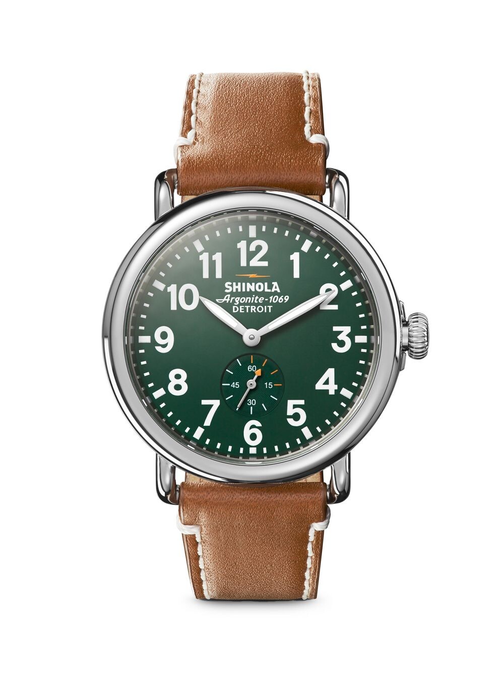 

Часы Runwell из нержавеющей стали Shinola, зеленый