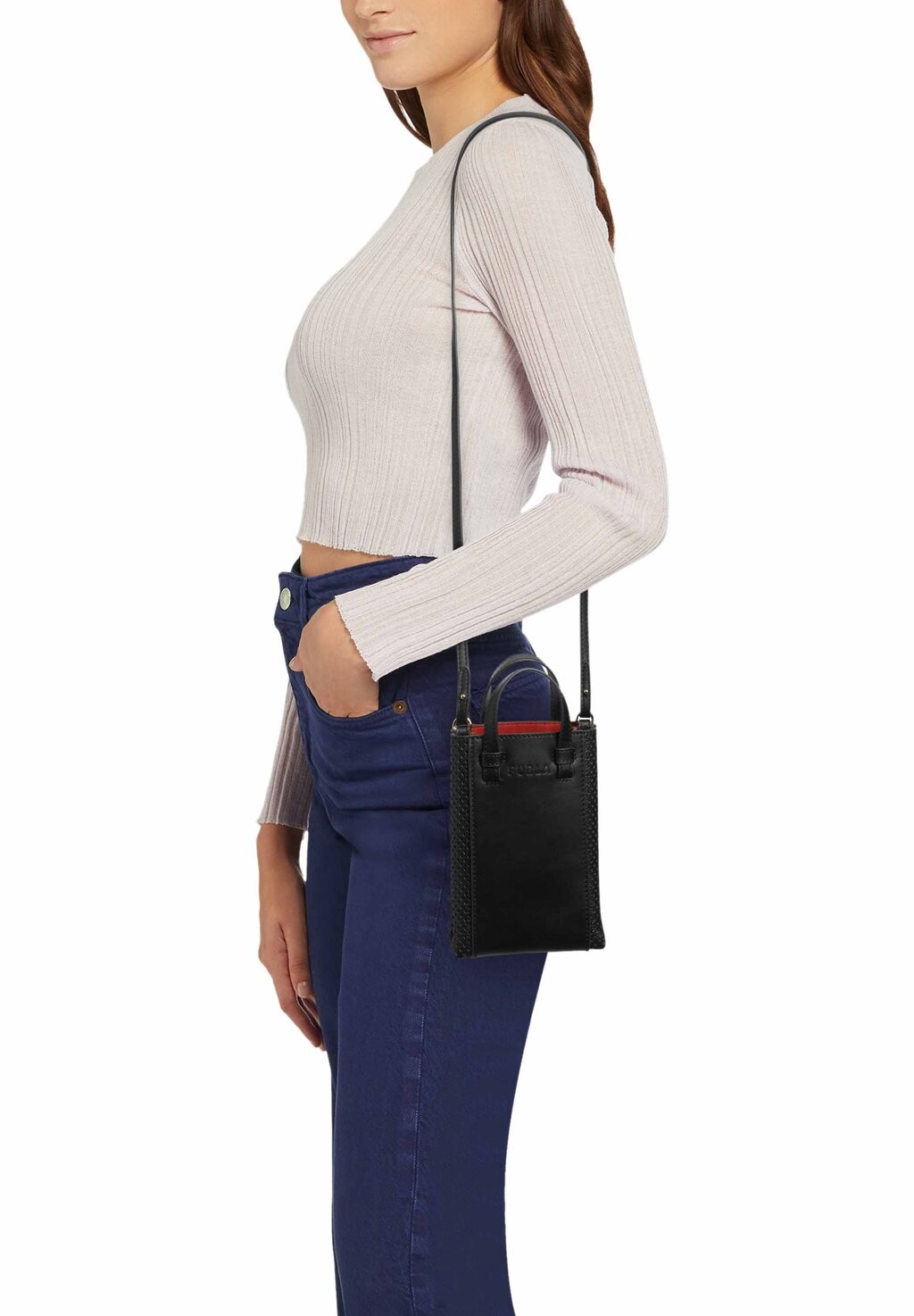 

Сумка через плечо Furla Miastella Vertical, черный