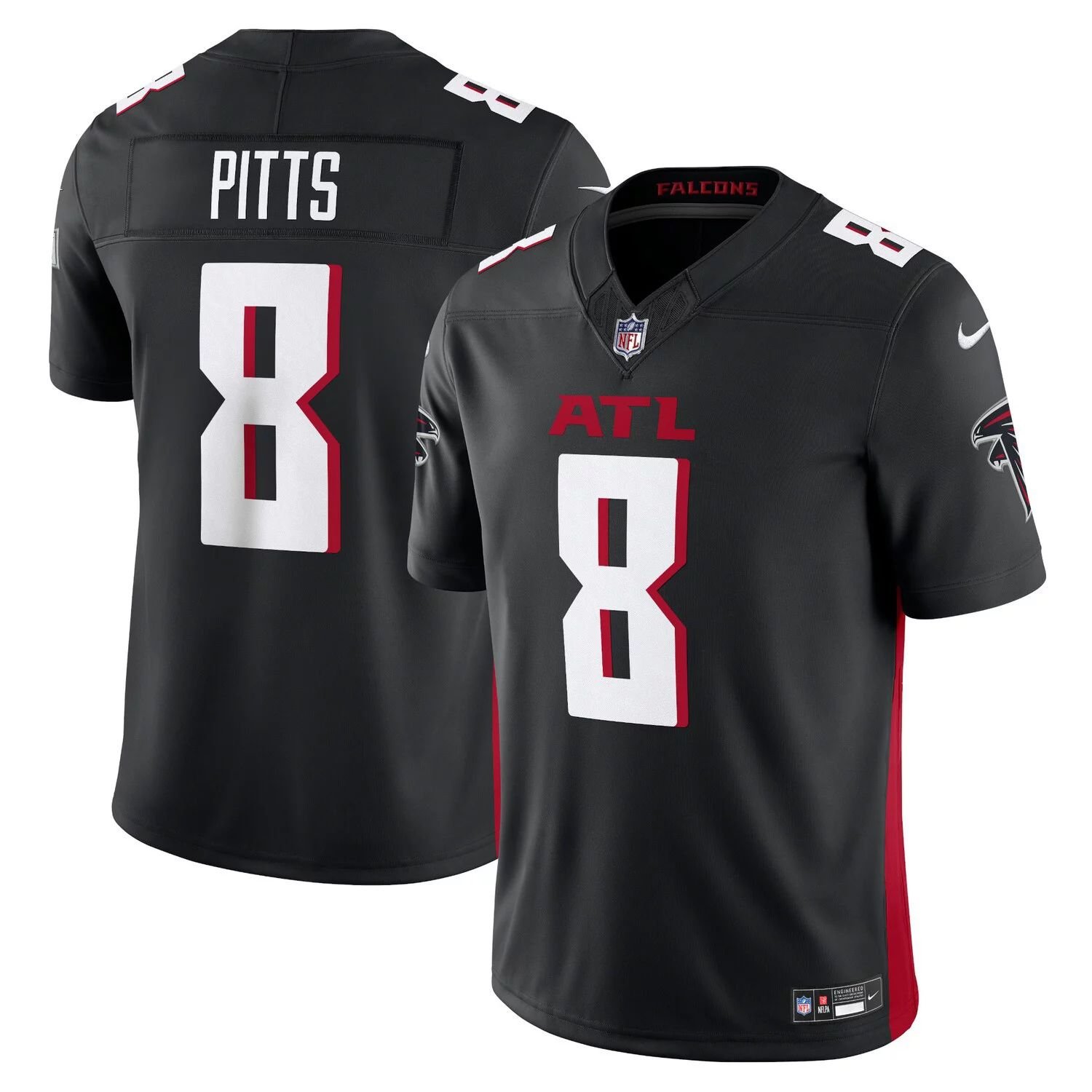 

Мужская черная майка Kyle Pitts Atlanta Falcons Vapor FUSE Limited Nike