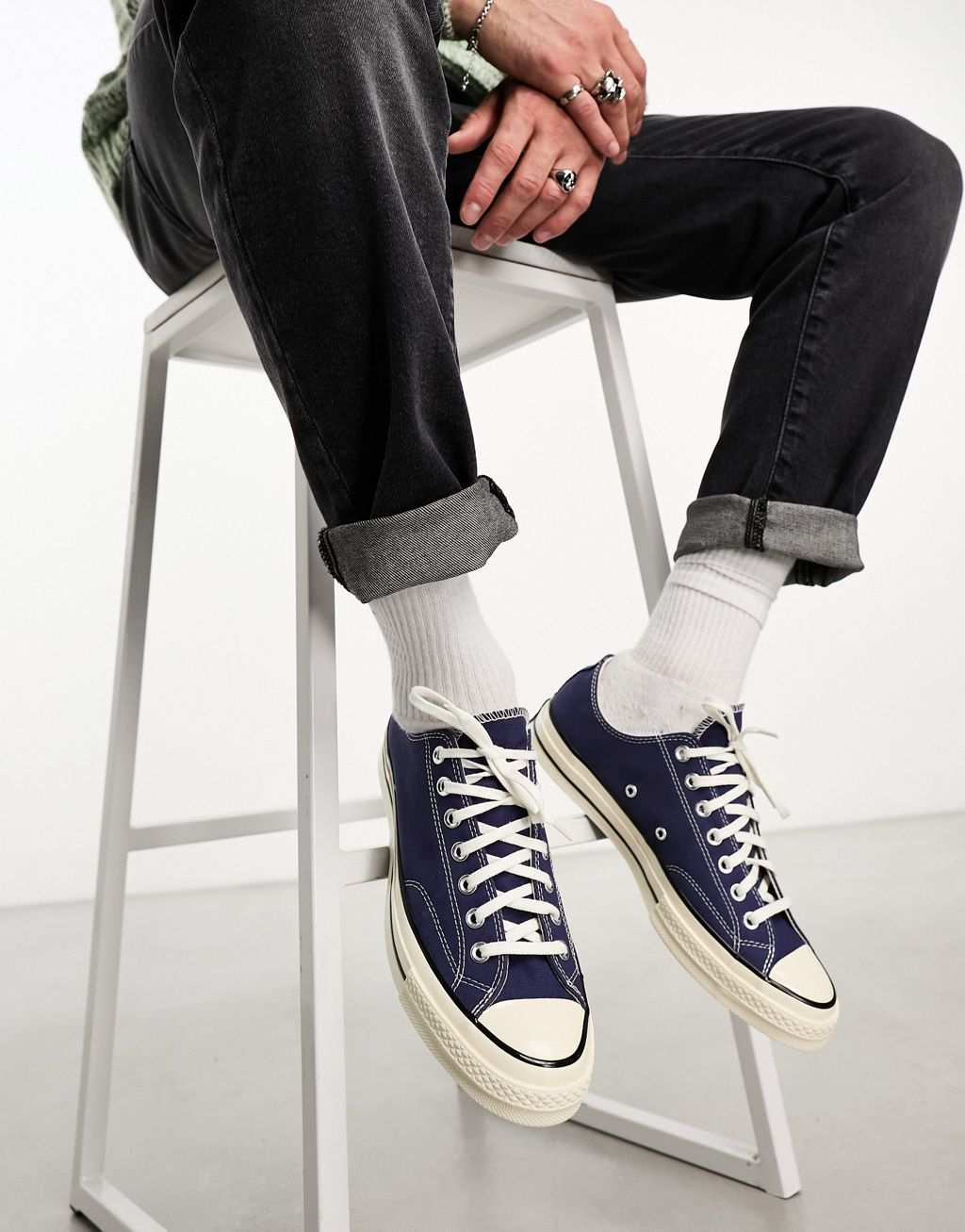 

Темно-синие кроссовки Converse Chuck Taylor 70 Ox