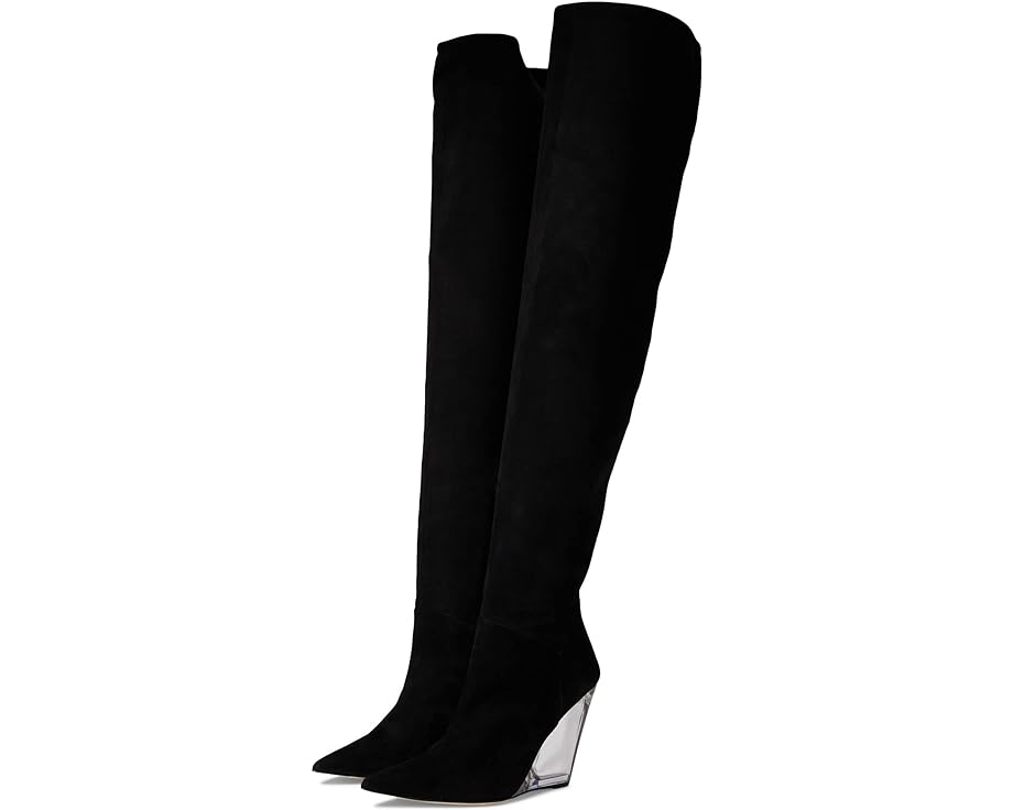 

Ботинки Stuart Weitzman Lucite 100 Wedge Boot, цвет Black 1