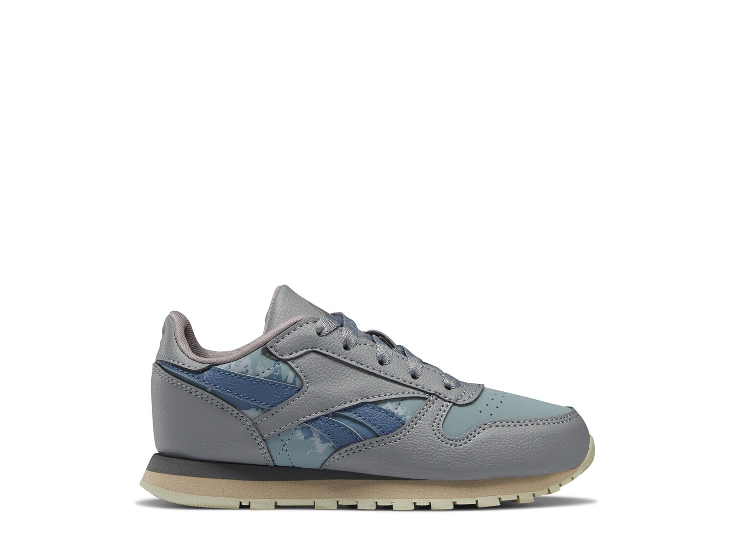 

Классические кожаные кроссовки Jurassic World - Детские Reebok, серый/синий