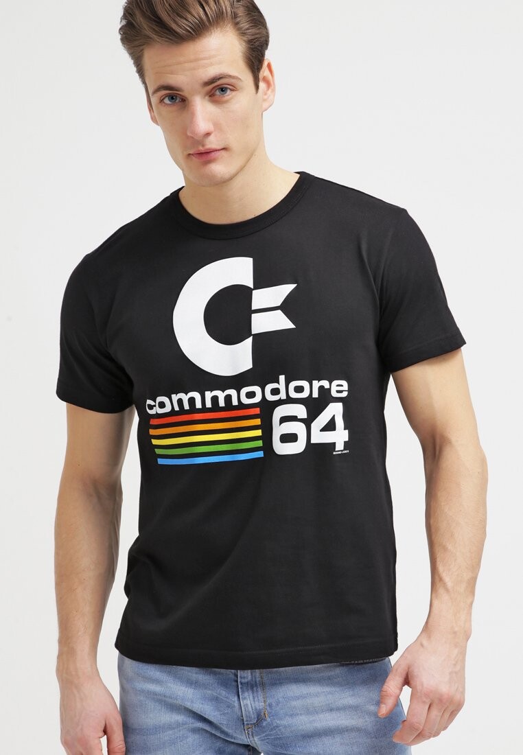 

Футболка с принтом LOGOSHIRT, черный