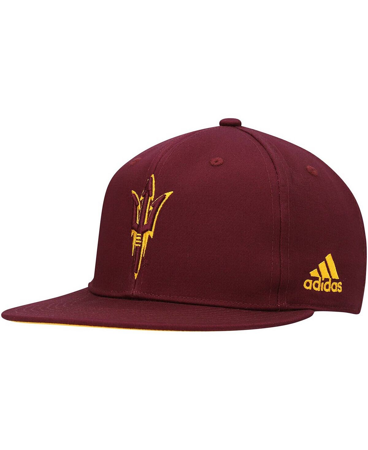 

Мужская бордовая кепка Snapback Arizona State Sun Devils Sideline adidas