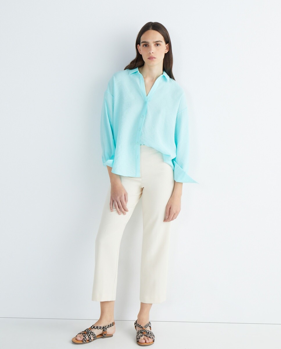 

Женские прямые брюки с завышенной талией Vero Moda