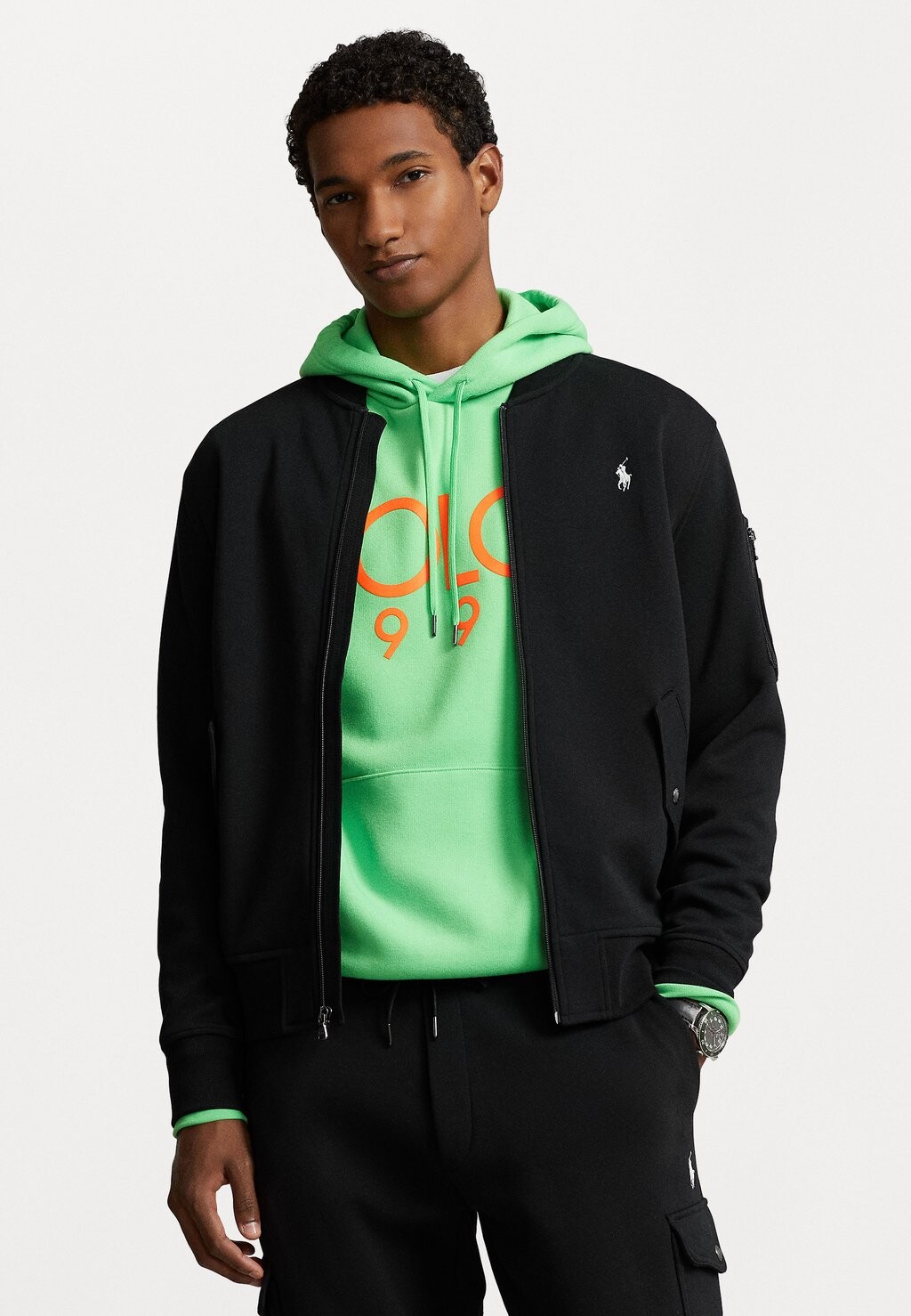 

Толстовка на молнии LONG SLEEVE Polo Ralph Lauren, черный