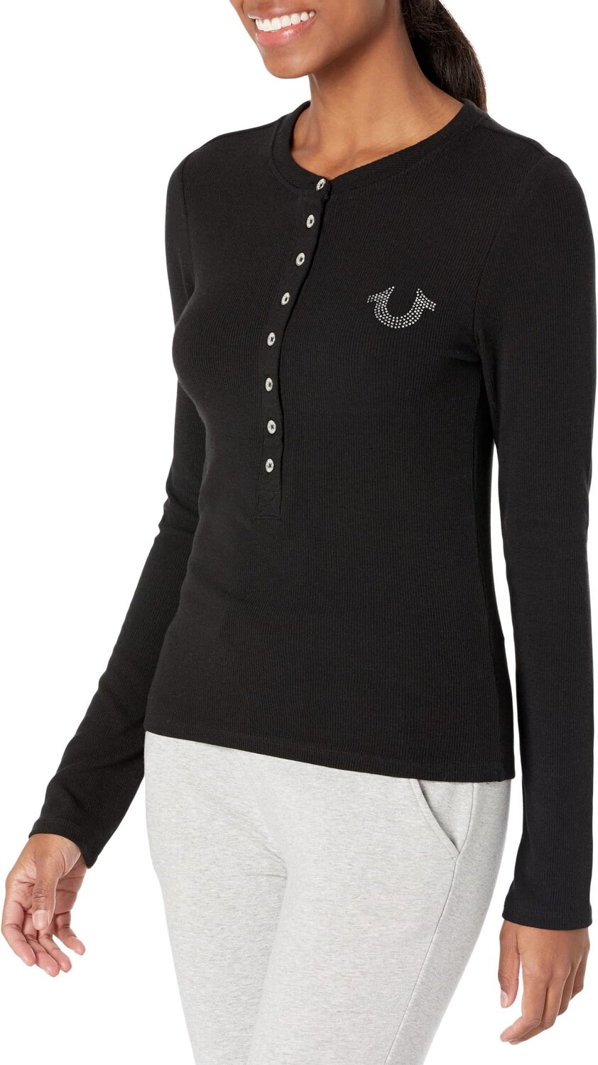 

Хрустальная подкова Хенли True Religion, цвет Jet Black