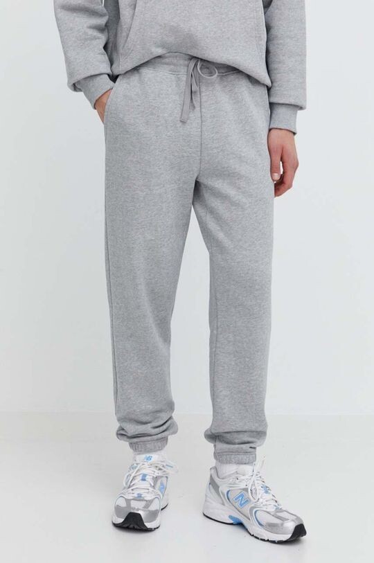 

Хлопковые спортивные штаны Herschel, серый