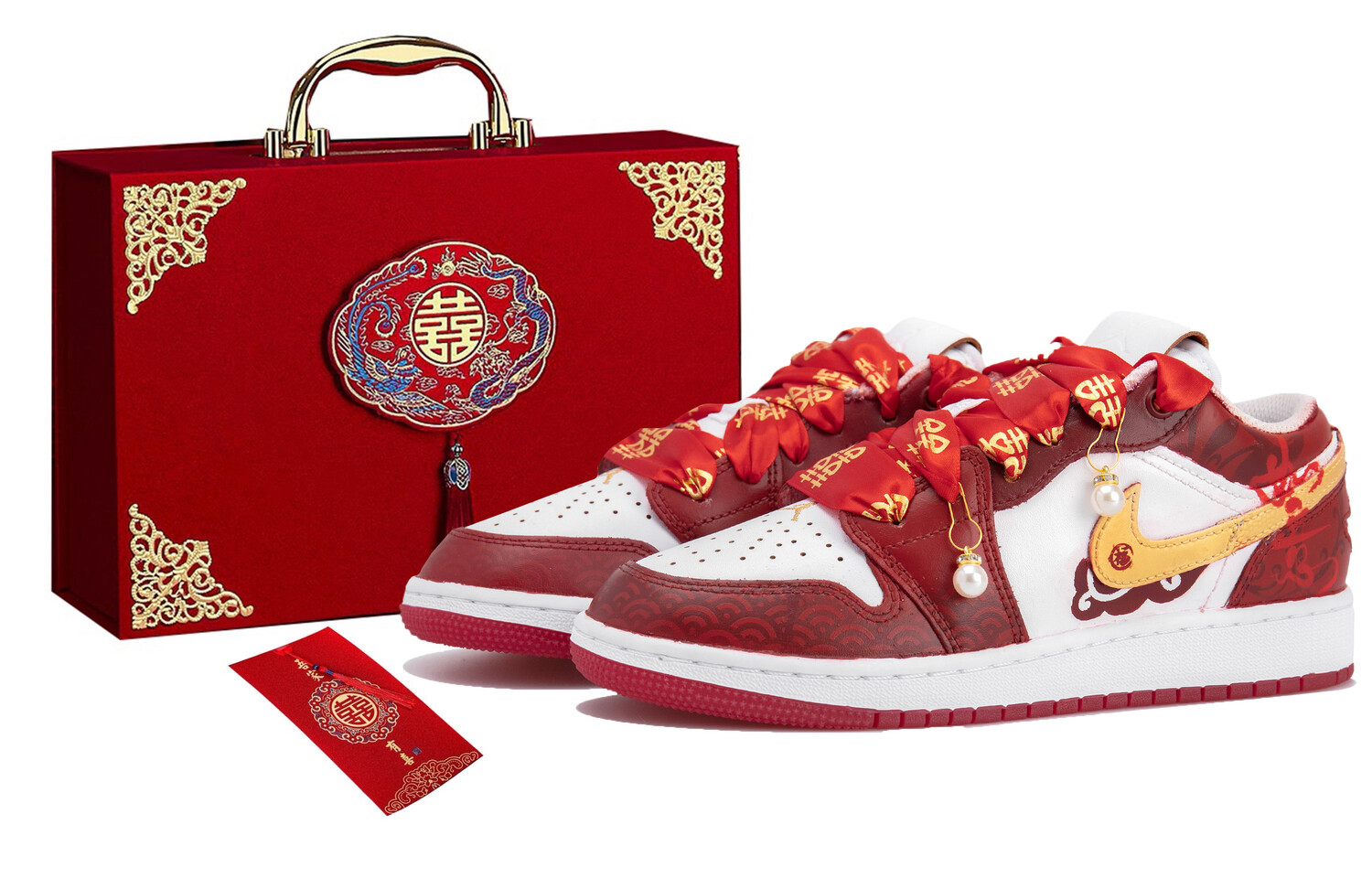 

Кроссовки Air Jordan 1 Vintage Basketball Shoes Women's Low-top White/Gold/Red, золотой, Желтый, Кроссовки Air Jordan 1 Vintage Basketball Shoes Women's Low-top White/Gold/Red, золотой