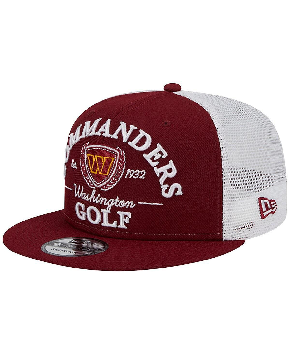

Мужская бордовая кепка Washington Commanders Club 9FIFTY Snapback New Era