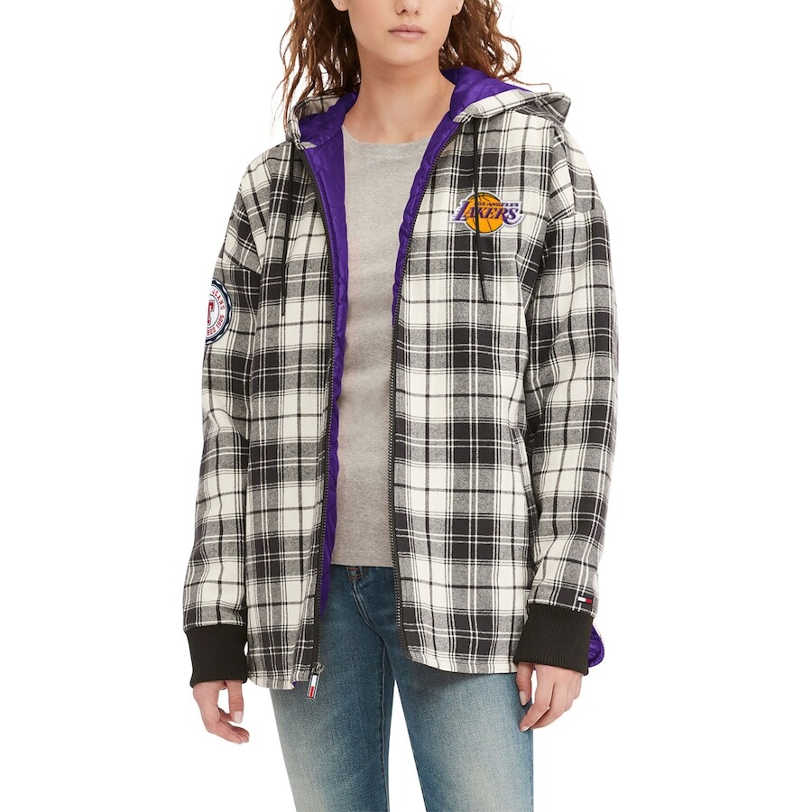 

Куртка Tommy Jeans Los Angeles Lakers, черный