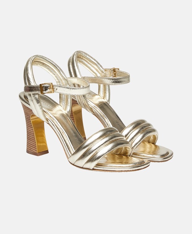 

Босоножки на каблуке Tory Burch, золотой