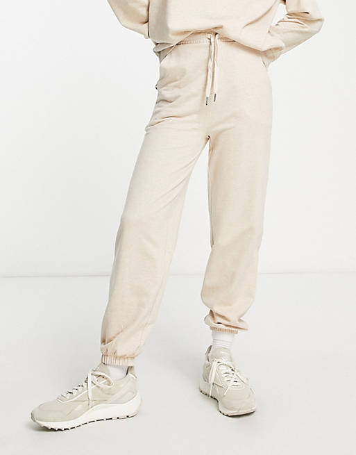 Базовые узкие джоггеры овсяного цвета ASOS DESIGN джинсы зауженные reason размер 36 us белый