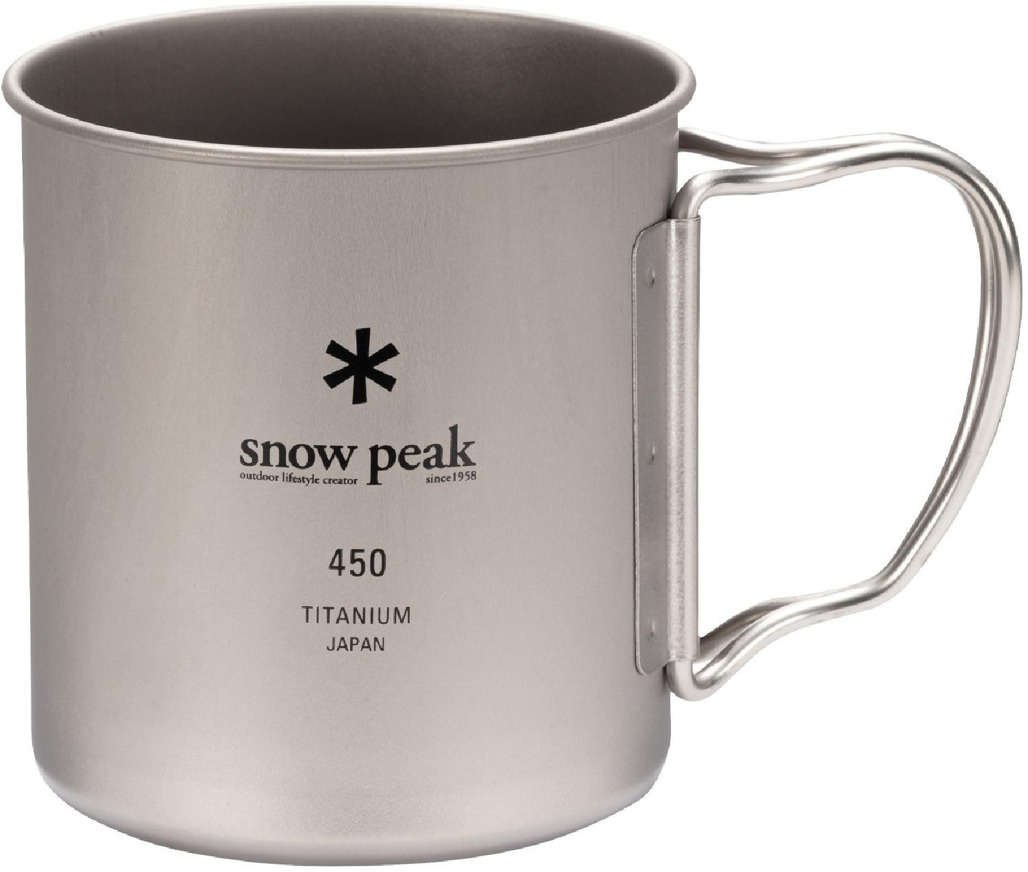 Титановая одинарная чашка 450 Snow Peak 300ml 500ml outdoor titanium cup mug pots beer cup titanium cup titanium single wall cup dinnerware camping hiking tableware