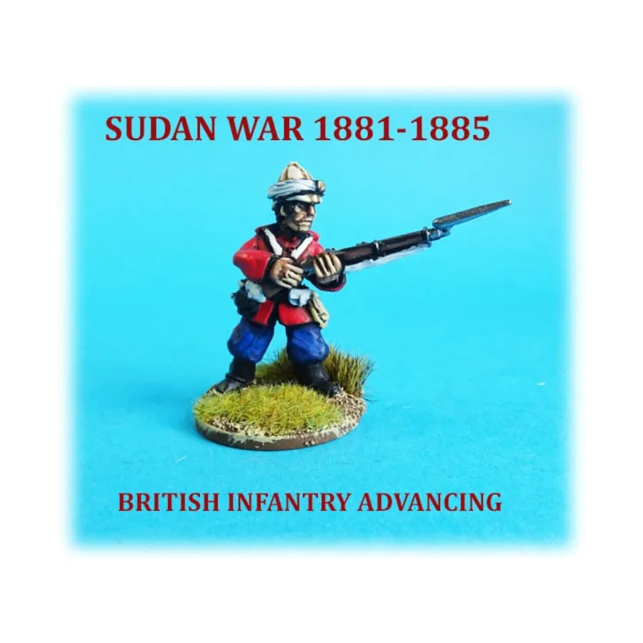 

Британская пехота наступает (Одиночный), Sudan War 1881-1885 (28mm)
