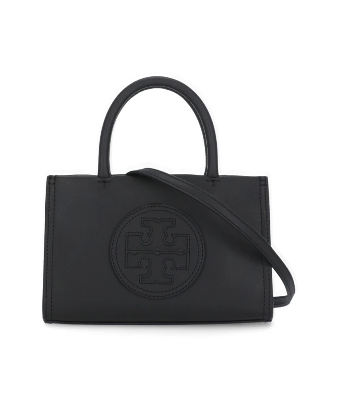 

Сумка для покупок из экокожи с логотипом в виде двойной буквы «Т» Tory Burch, черный