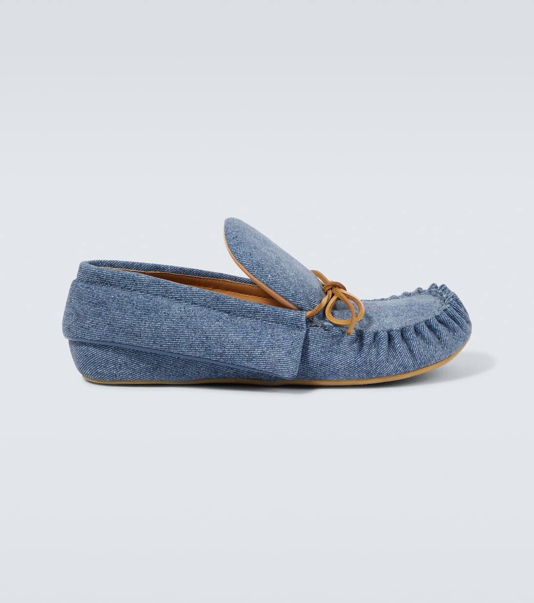 

Джинсовые мокасины Jw Anderson, цвет denim