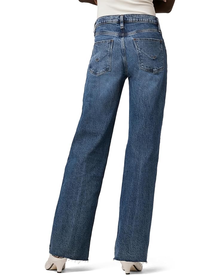 Джинсы Hudson Jeans Rosie High-Rise Wide Leg in Apollo, цвет Apollo цена и фото