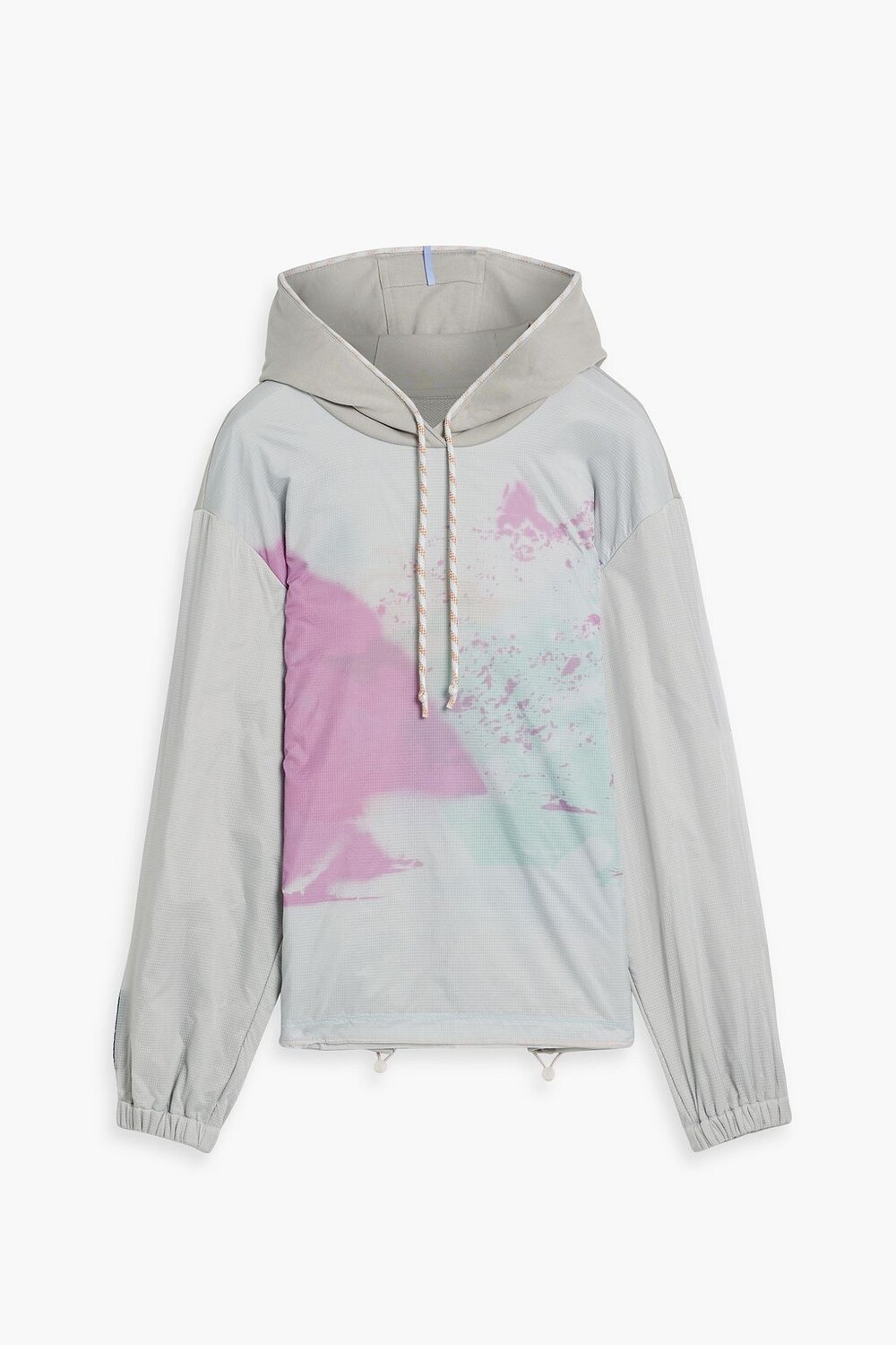 

Толстовка из французской хлопковой махры с ракушками и принтом MCQ ALEXANDER MCQUEEN, серый