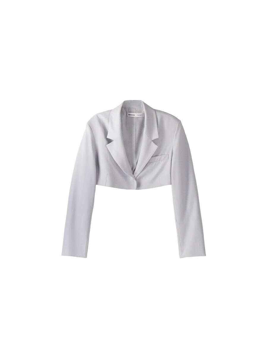 

Блейзер Bershka Blazer, серый