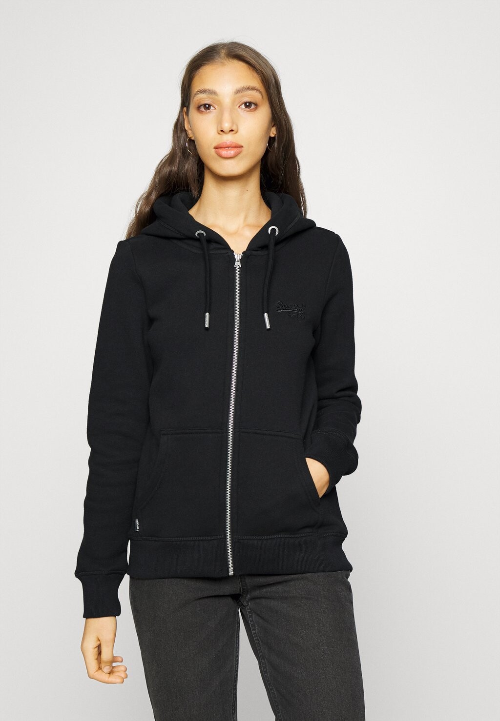 

Толстовка на молнии Superdry, черный