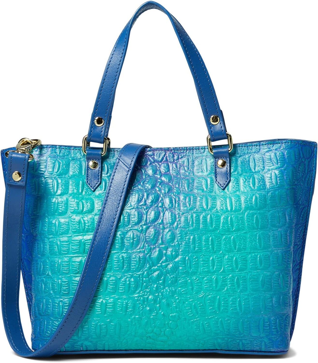 

Средняя сумка 693 Anuschka, цвет Croco Embossed Peacock