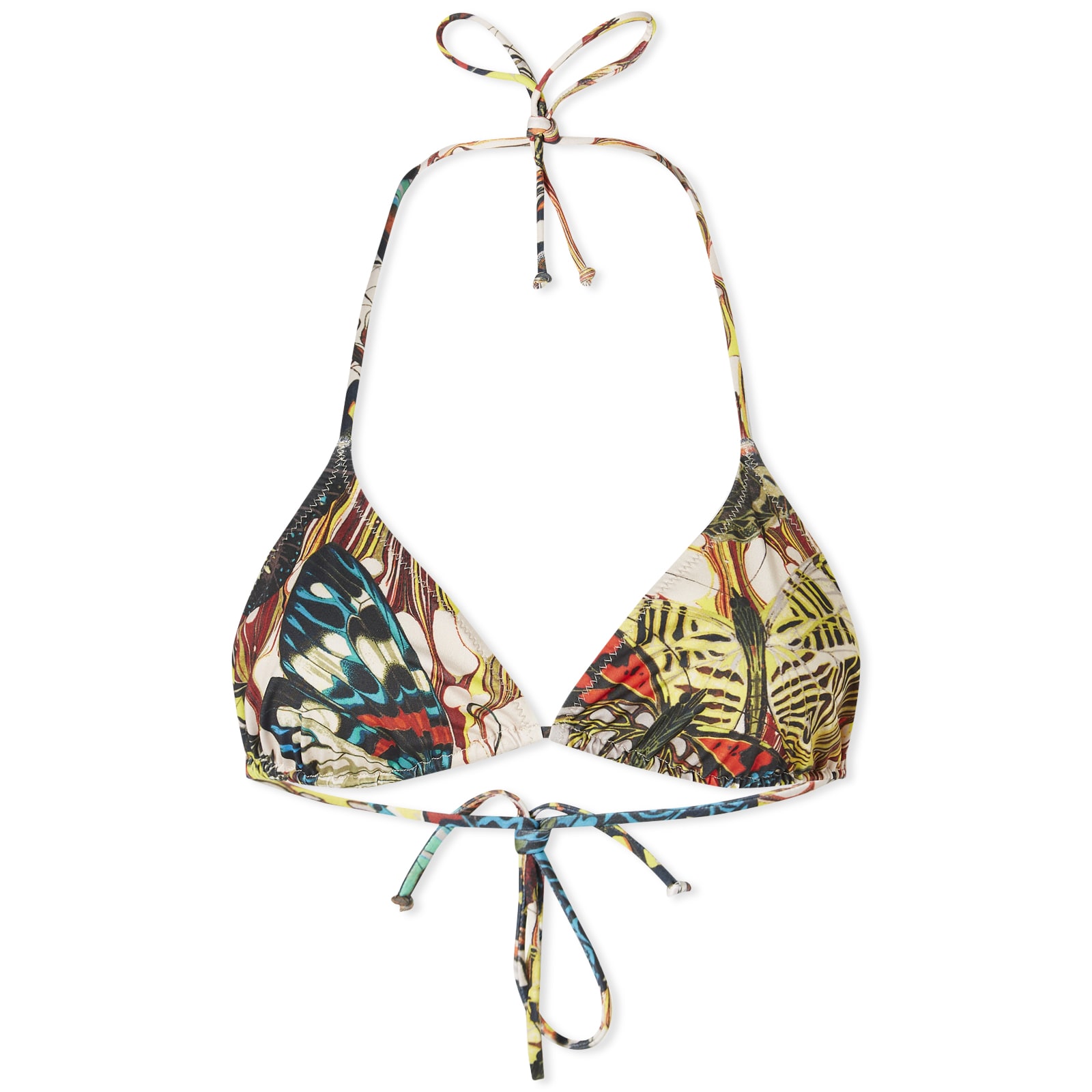 

Бикини Jean Paul Gaultier Butterfly Print Bikini Top, цвет Yellow & Multi