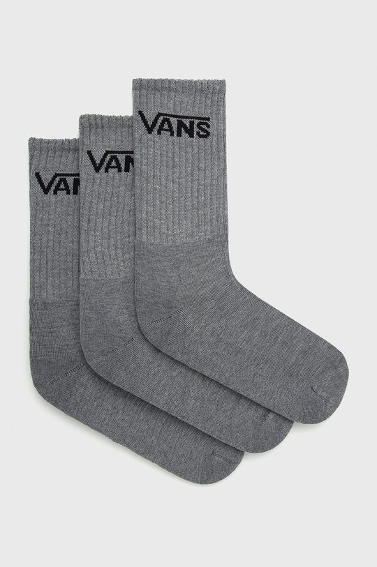 цена Носки (3 пары) Vans, серый