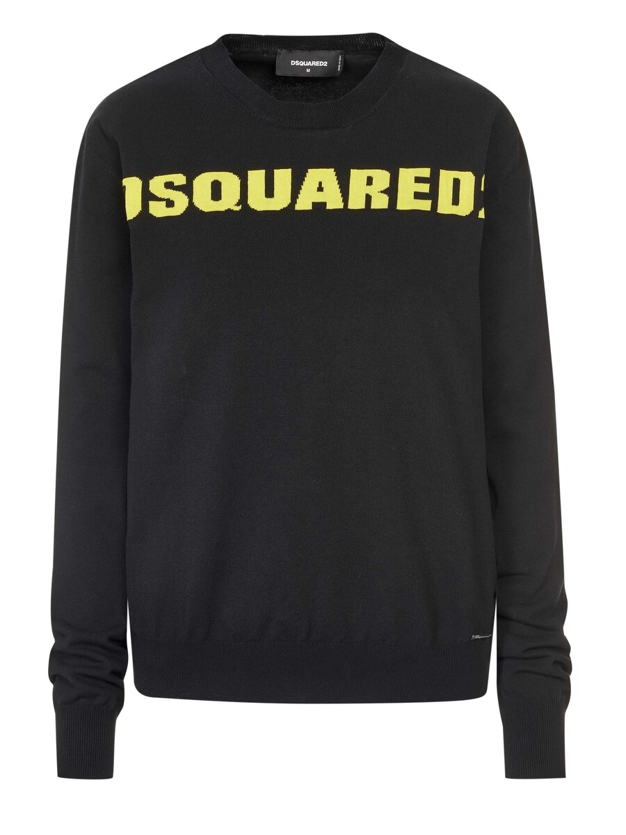 

Пуловер Dsquared2, черный/желтый