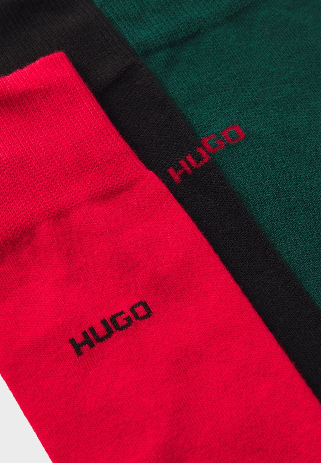 

Носки UNI COLORS 3 PACK HUGO, черный