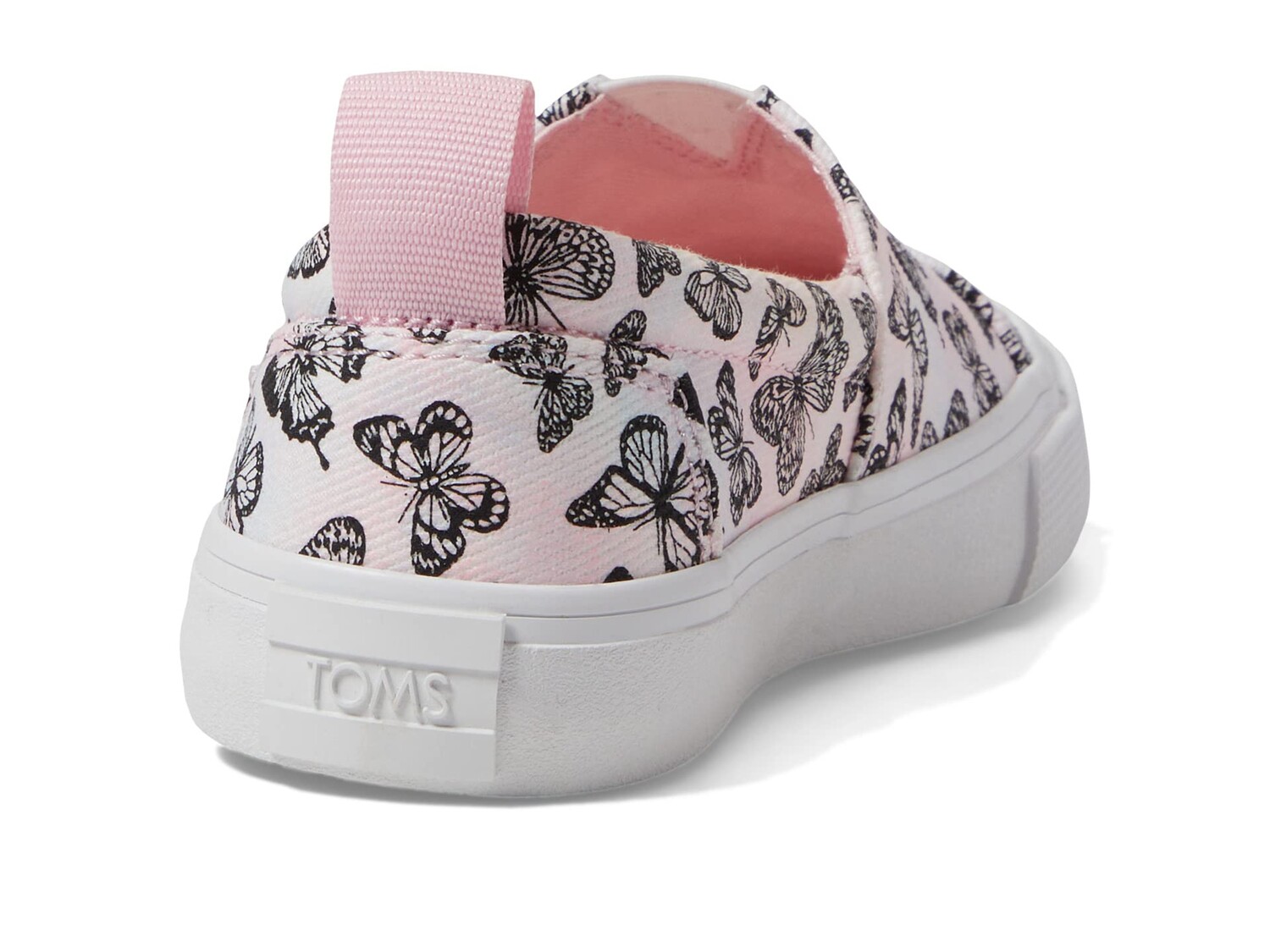 

Кроссовки TOMS Kids Alpargata Fenix Slip-On Butterflies Tie-Dye (Little Kid/Big Kid)