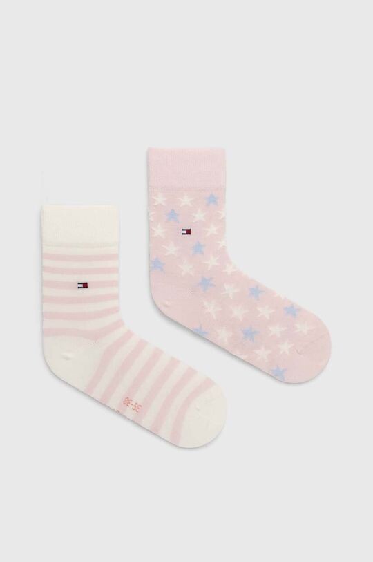 

Детские носки 2 шт. Tommy Hilfiger, розовый