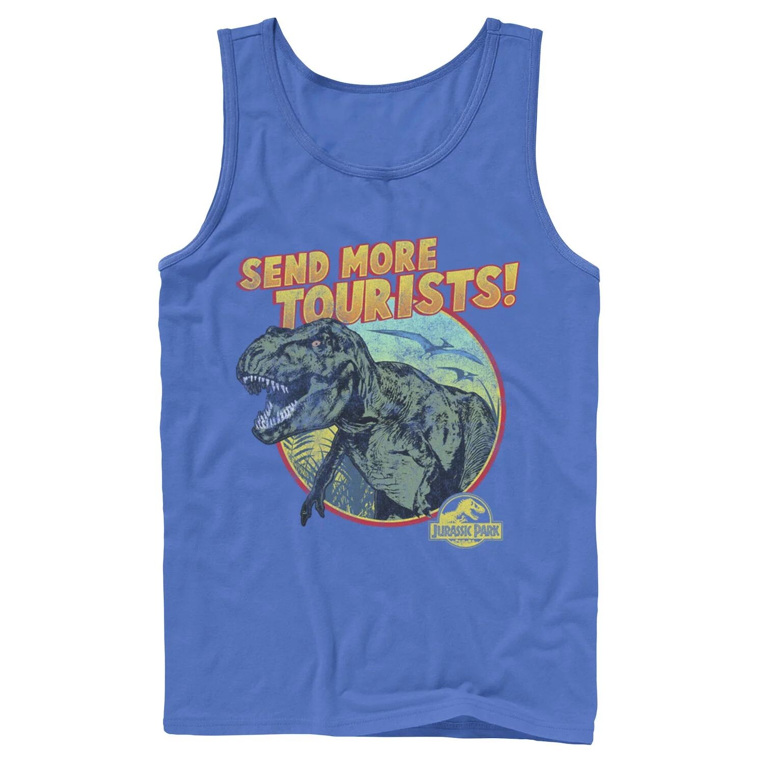 

Мужская майка Jurassic Park T-Rex Send More Tourists Licensed Character