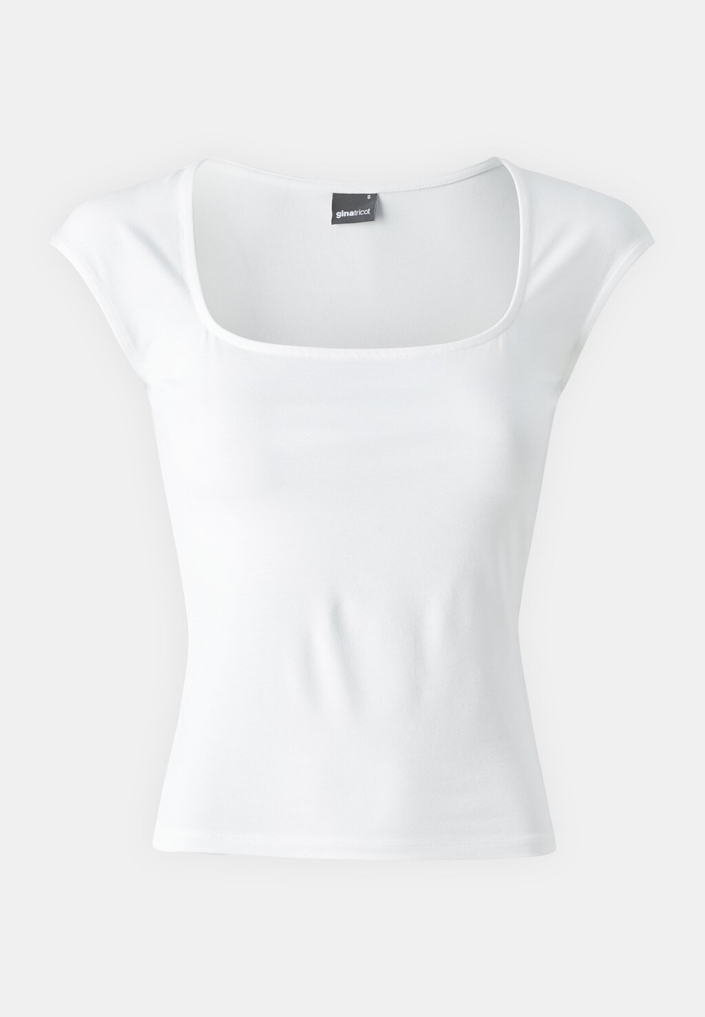 

Базовая футболка SOFT TOUCH Gina Tricot, слоновая кость