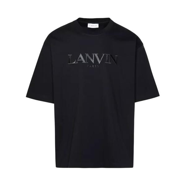 

Футболка cotton t-shirt Lanvin, черный