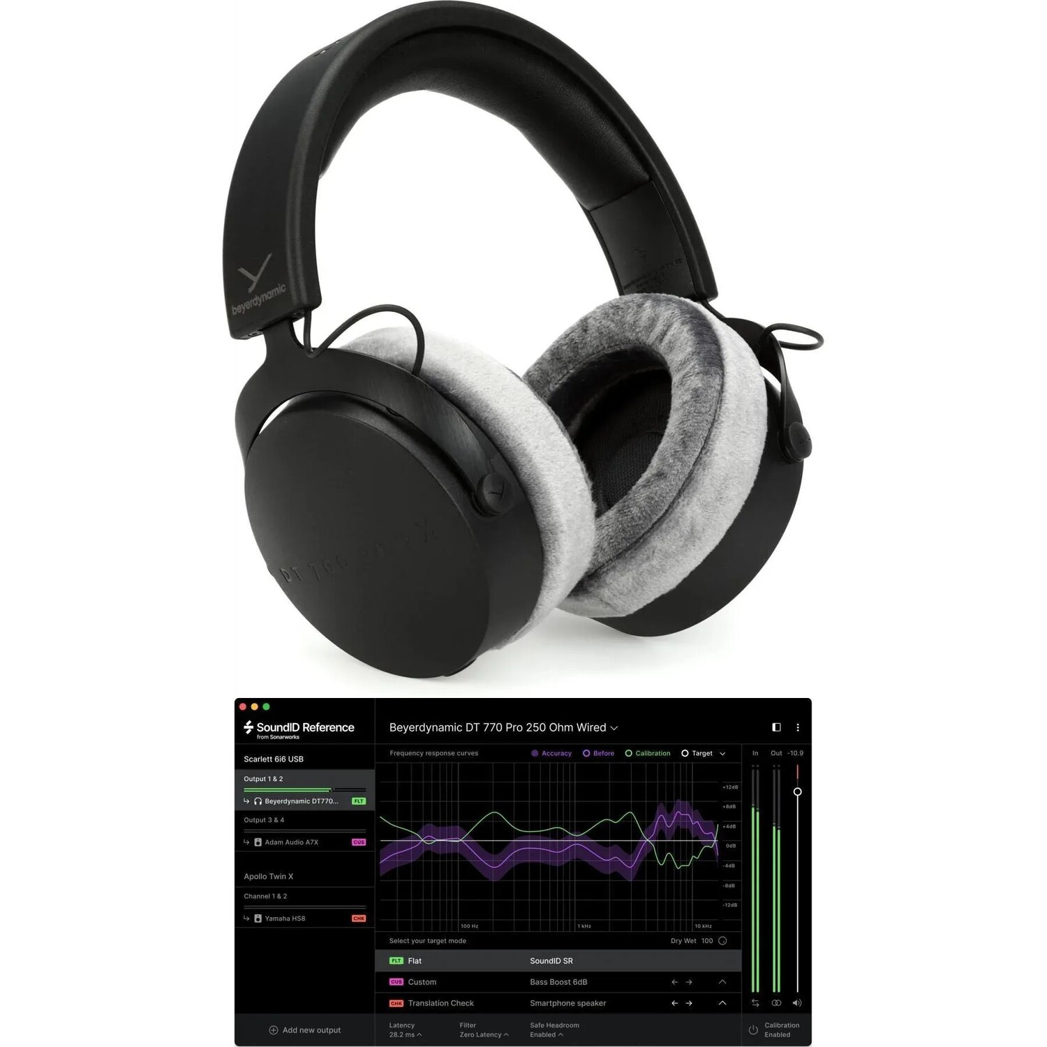 

Наушники закрытого типа Beyerdynamic DT 700 Pro X с программным обеспечением для калибровки