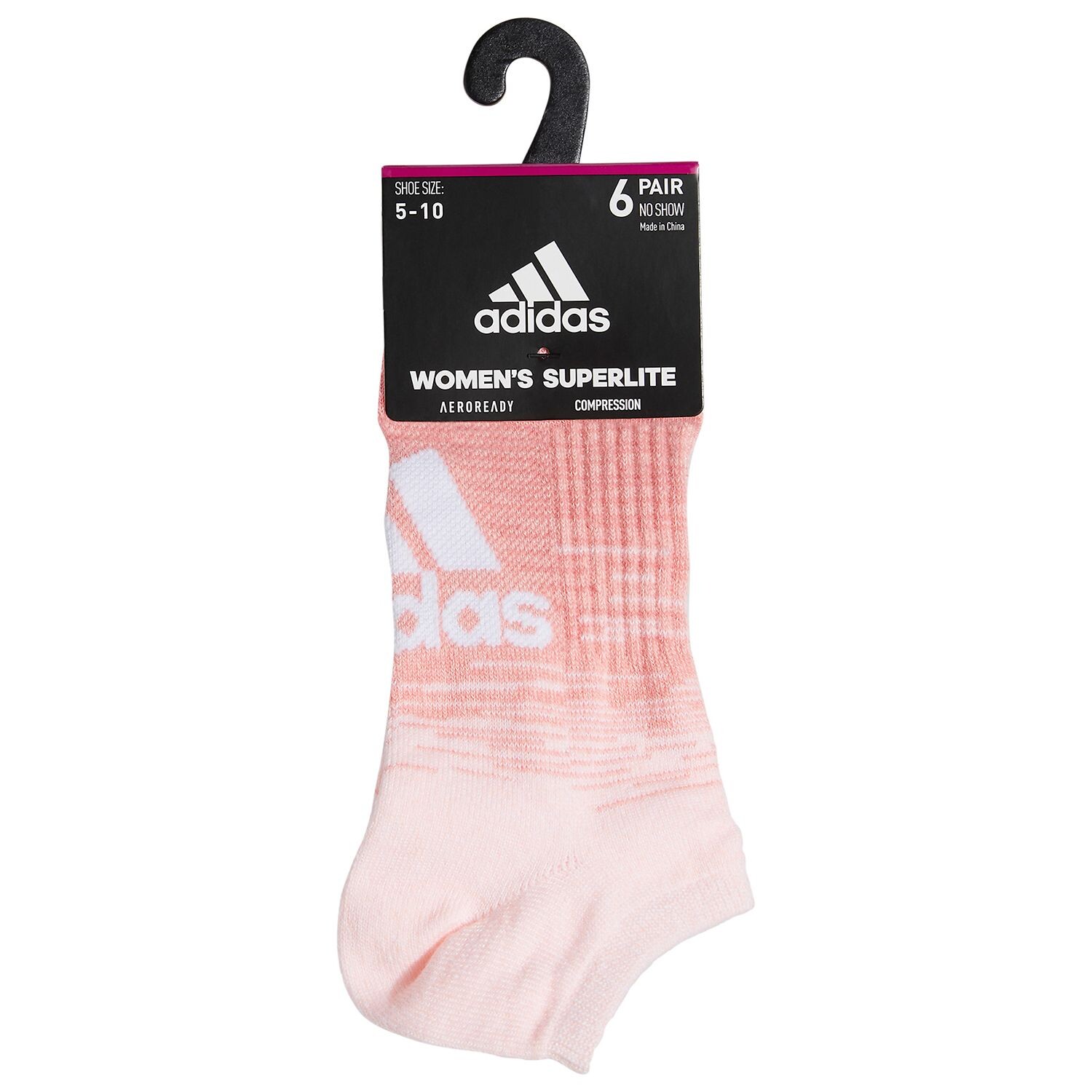 

Женские носки adidas Superlite Badge Of Sport Gradient No-Show (6 шт.) adidas