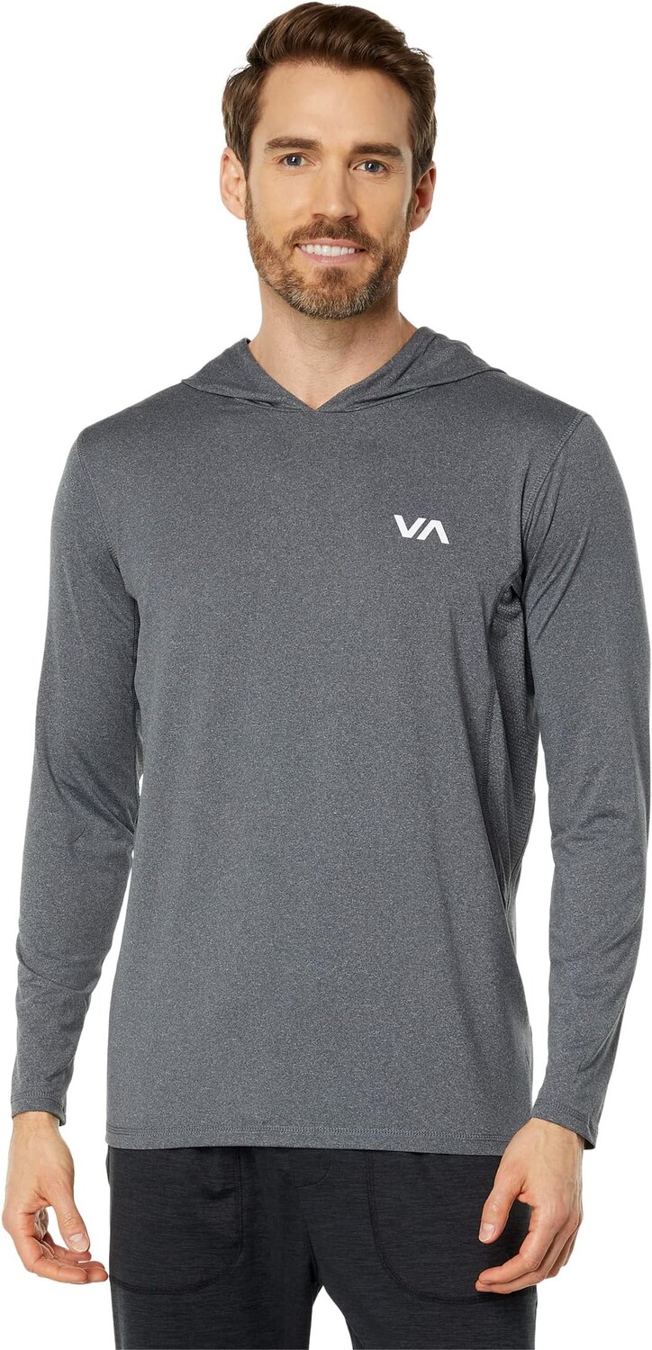 

Толстовка с длинными рукавами и пуловером Sport Vent RVCA, цвет Charcoal Heather